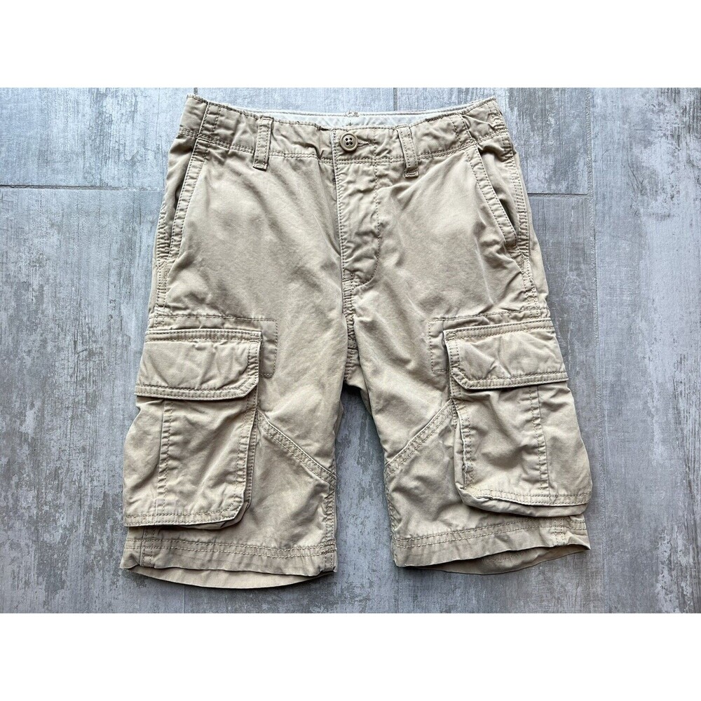 Gap Kids Toddler Boys Youth Cargo Shorts Khaki Tan Beige Casual Summer 8 Regular